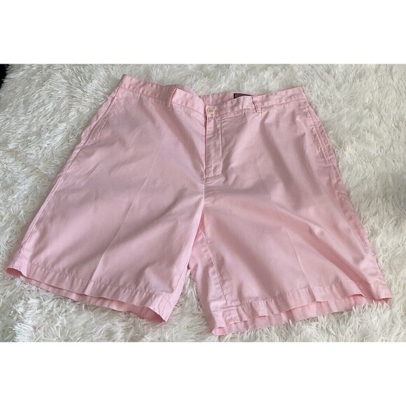 Vineyard Vines By Shep & Ian Club Chino Shorts Mens Pink Size 40 - Picture 1 of 6